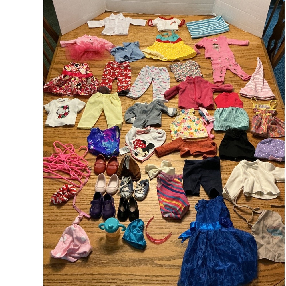 Large 18 Inch Doll Clothes Accessories Lot Fits American Girl Our Generation